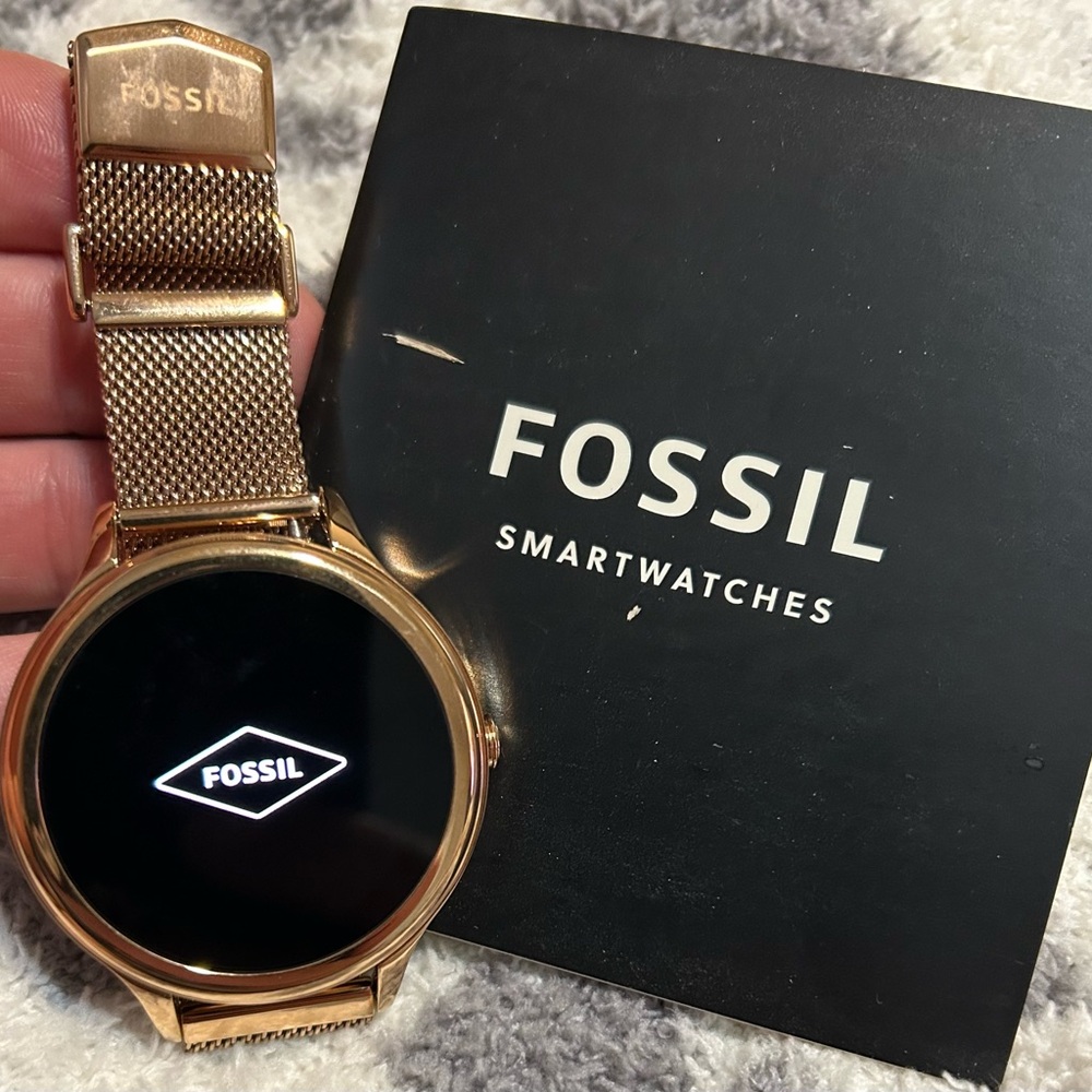 Fossil Gold-Tone Smartwatch